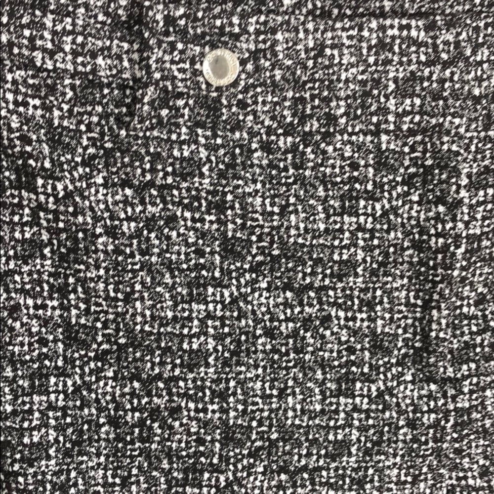 Calvin Klein Black/White Tweed Pattern Pant  Sz 10 - Picture 3 of 8